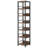 75" 6-Tier Corner Bookcase