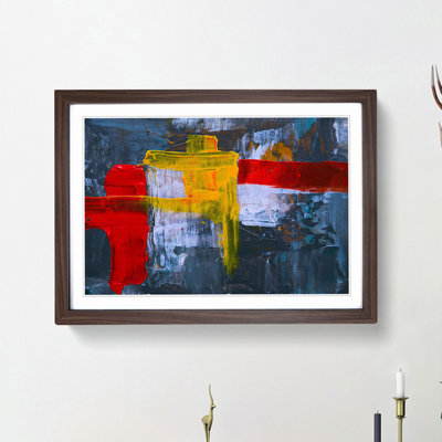 Abstract Art Painting Vol.320 by S.Johnson - Framed Print