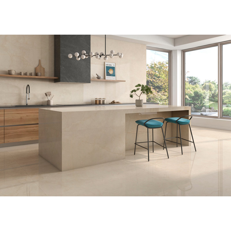 Marfil Polished 24x24 Stone Look Rectified