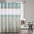 Printed And Embroidered Shower Curtain-1635393548