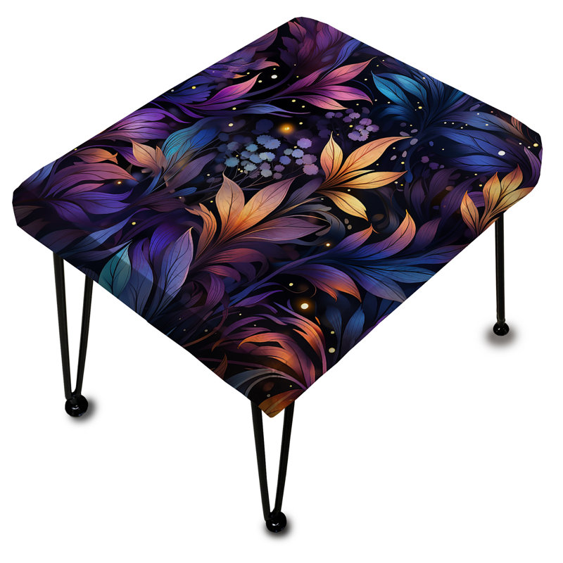 Repose-pieds rectangulaire céleste en sternaire bleu