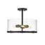 Plafonnier semi-encastré 3 lumières 16,5 po Mabe-1068730406