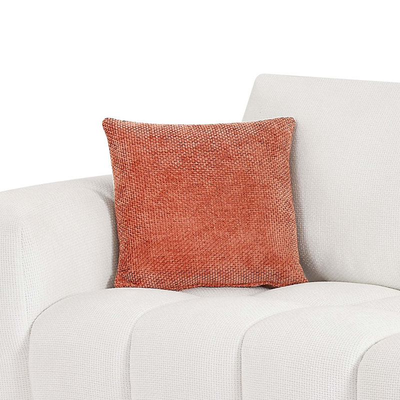 Canapé modulaire convertible 111,81 po Marshmallow, Tissu blanc