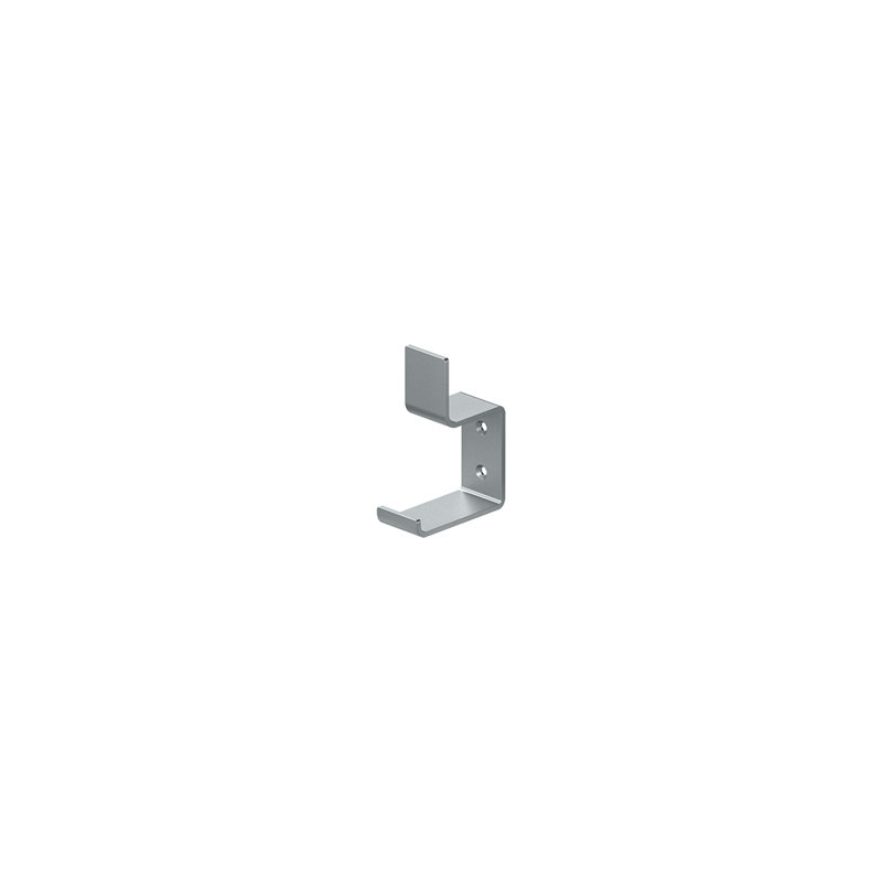 Deltana MH11U14 Heavy Duty, Modern Hook, 2-5/8" Projection in Polished Nickel, Brushed Chrome