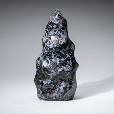 Genuine Polished Indigo Gabbro Flame Freeform (3.3 Lbs)