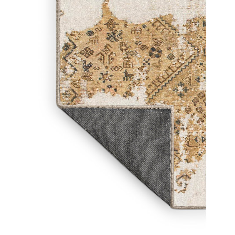 Tapis brun en laine Power Loom, Rectangle 6 pi x 9 pi