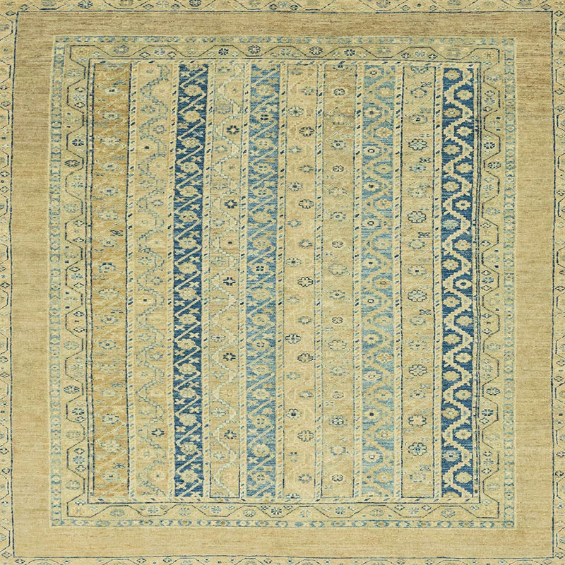 Abstract Indoor Rug, Square 8'