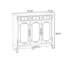 Banc de rangement blanc en bois manufacturé