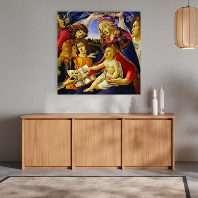 Madonna of the Magnificat, reproduction d'art murale classique
