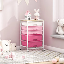 5 Drawers Storage Cabinet Plastic Modern Gradient Pink Organizer -  17.7*11.8*33in - On Sale - Bed Bath & Beyond - 37079860