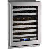 U-Line Dual Zone 23.625'' 49 Bottle Wine Refrigerator