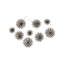 Paper Folding Snowflake Garland In Kraft Box-1624893401