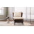 Upholstered Chair With Ottoman Footstool
