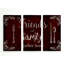 Friends and Family - Reproduction d'art textuel multi-pièces sur toile-223453479