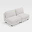 Ensemble canapé-lit d'angle modulaire Nestora avec rangement dissimulé, canapé d'angle flexible-134185601