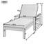 Outdoor Chaise Lounge Set with Cushions-476300513