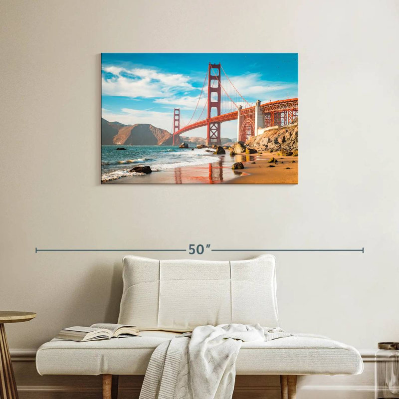 Lilie Golden Gate Beach Coast, H 24 po x l 36 po