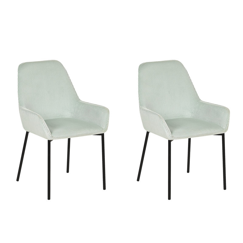 Summit 48cm H Corduroy Upholstered Armchair, Mint Green