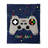 Lush Decor Video Games Sherpa Fleece Throw Blanket
