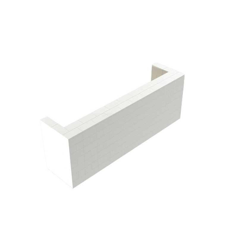 Ensemble de bar et de comptoir EverBlock de 96 po de largeur, Vert