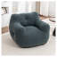 Fauteuil poire en tissu Teddy
