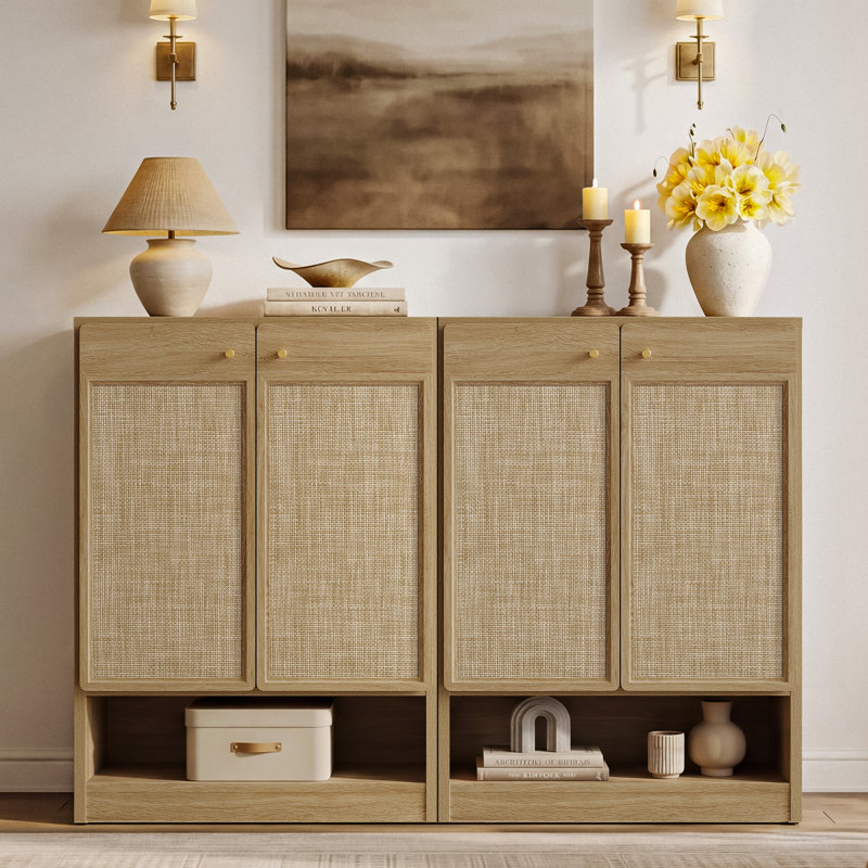 Armoire de rangement pour chaussures Consiglia Boho, 1 pièce