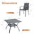 Lavonya 4 - Person Patio Dining Set with Square Table-1546779860
