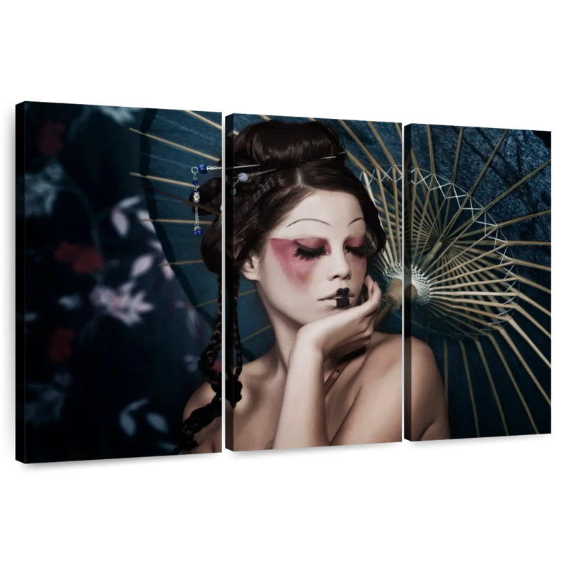 Maquillage de la Shisworth moderne Geisha, H 24 po x l 38 po