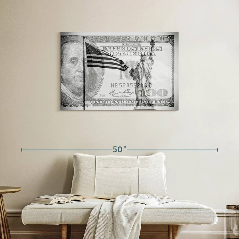 Sireci Manhattan Dollars Liberty, 24" H x 36" W