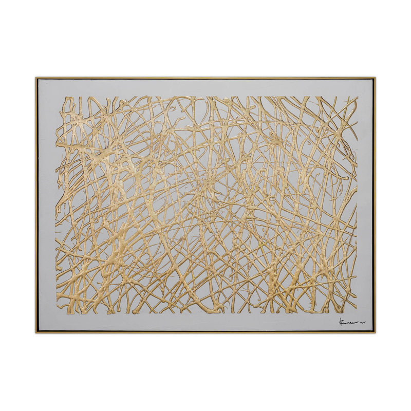 Lines of Fate Hand Painted Acrylic Painting