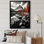 Aubreella Canada, beau paysage noir I - impression