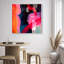 Oliver Gal Inked I Abstract - Hand-Applied Glass Coat Framed Canvas Art-539610343-566900748