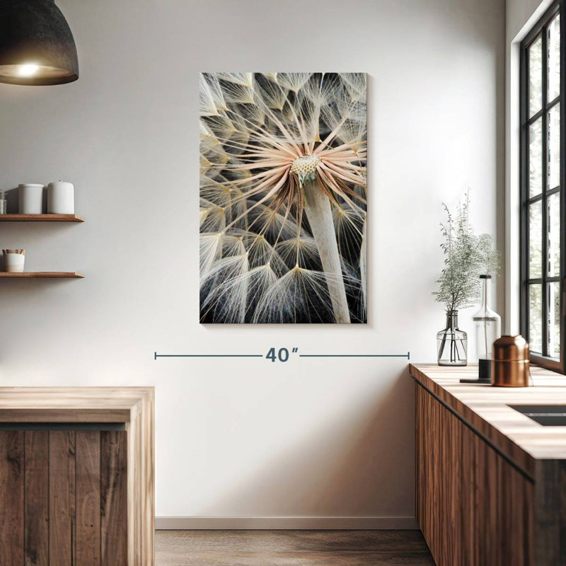 Harnek Dandelion Seed Head, 39" H x 26" W