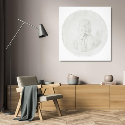 "Portrait d'un membre de la famille Thomas Cresap" par Rembrandt Peale - Art mural sur toile tendue avec châssis