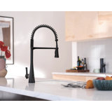 Moen Sinema MotionSense Wave Single Handle Pre-Rinse Spring Pulldown Kitchen Faucet