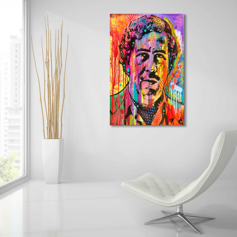 " Pablo Escobar " by Dean Russo, 36" H x 24" W x 0.2" D