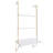 3 Piece Metal Bracket Shelf with Towel Bar