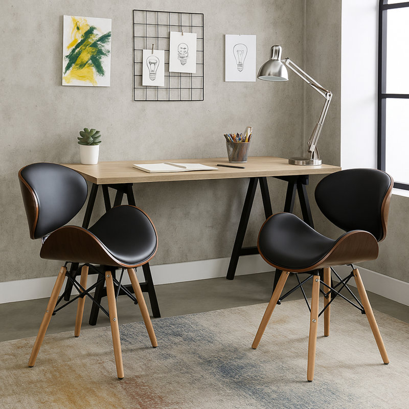 Doraville  Faux Leather Side Chair