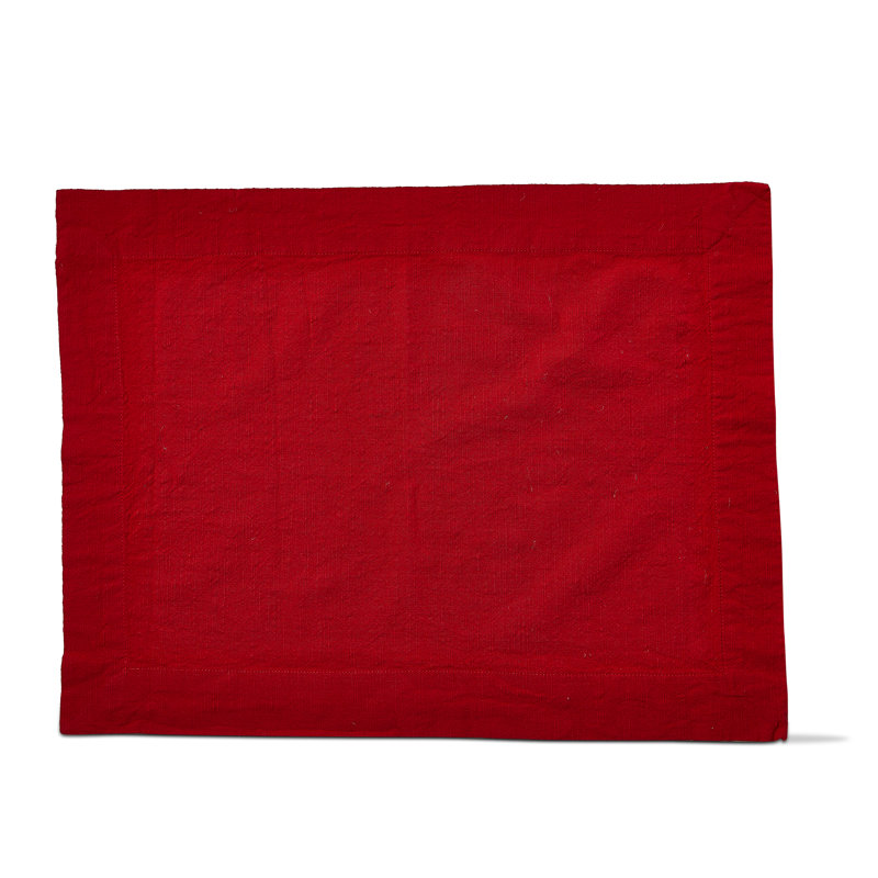 Threads Slub Placemat, Red
