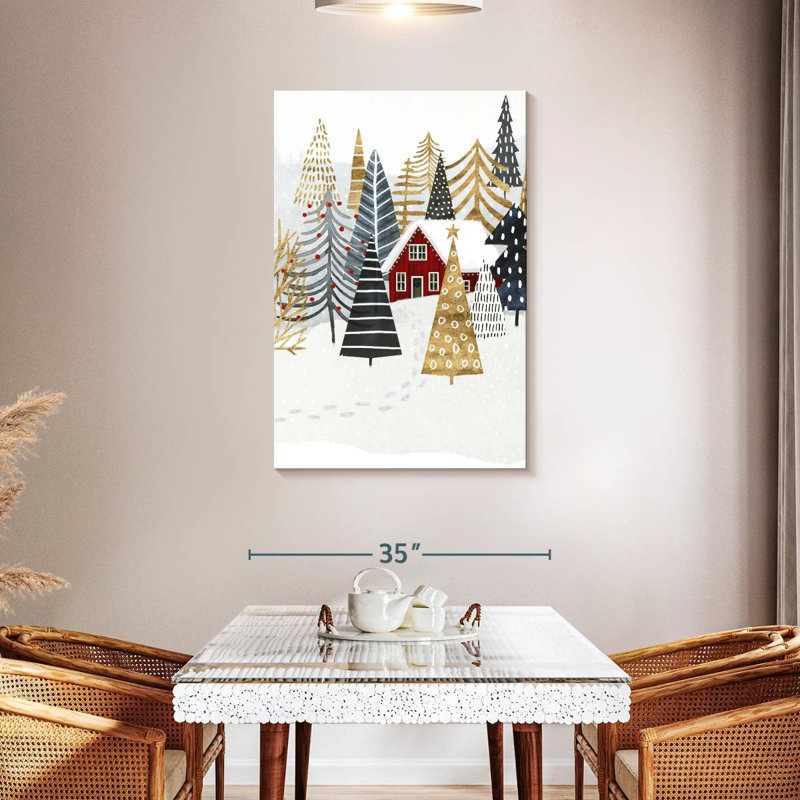 Lelend Christmas Chalet I, H 45 po x l 30 po