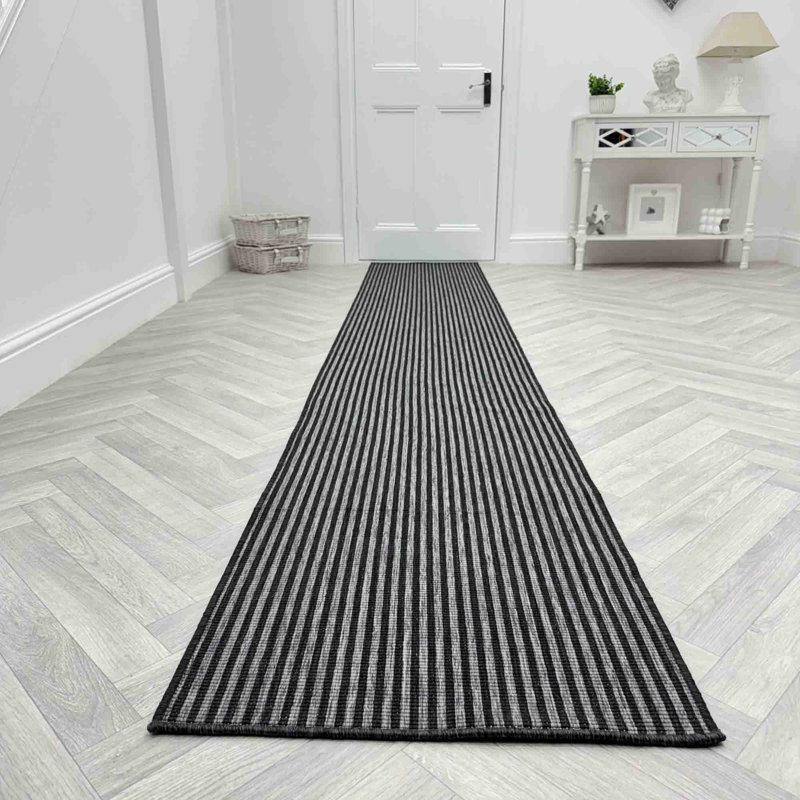 Runner Striped Flatweave Area Rug, Runner 60 x 300 cm