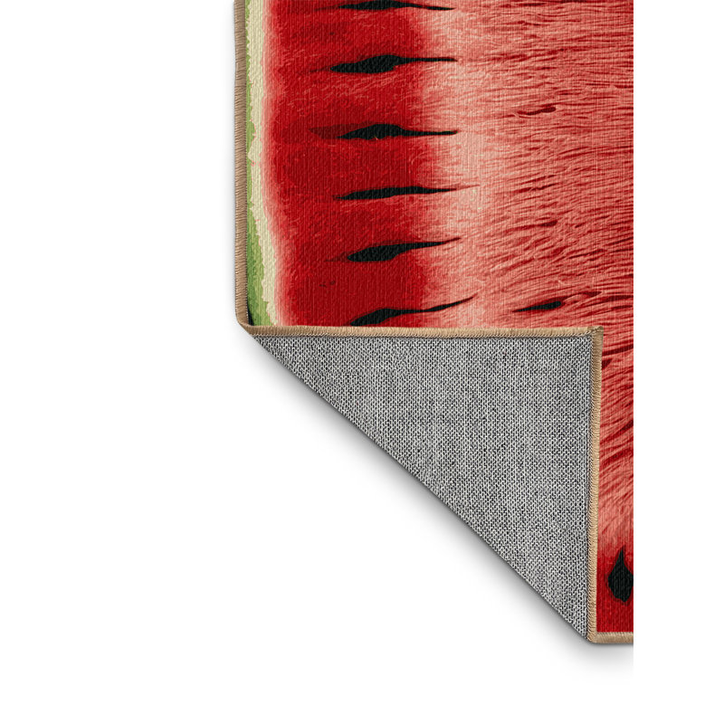  Tapis lavable sans pépins de melon d'eau, Tapis de couloir 2 pi x 4 pi
