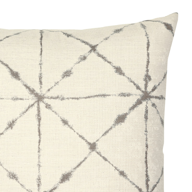 Trilogy Throw Square Indoor/Outdoor Pillow Cover & Insert by Elaine Smith, Indigo, 22"H x 22"W