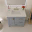 Meuble-lavabo sur pied 36 po avec lavabo en céramique