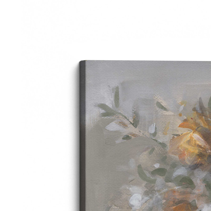 Récolte de fleurs, Toile tendue, H 16 po x l 16 po x P 1,25 po