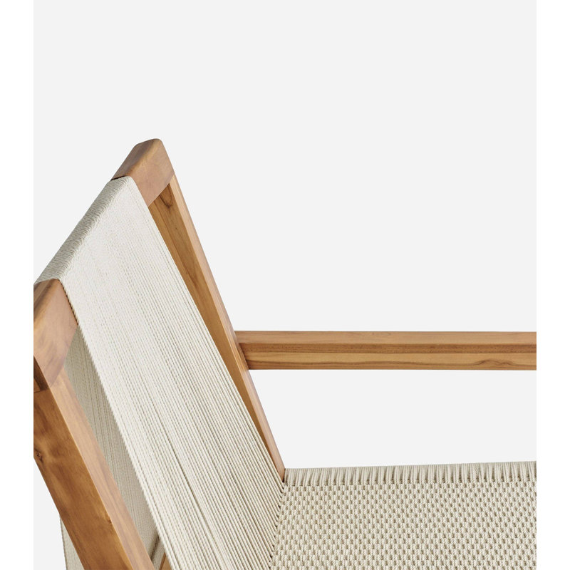 Nicoya Armchair | Black Traditional Cord, Natural/Naturaline Traditional Cord