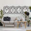 «Ornate Blooms over Damask», ensemble de 4 reproductions encadrées sous verre-1502552986-1502552987