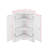 Triangle Bathroom Floor Storage Cabinet With 3 Adjustable Storage Shelves-565722638
