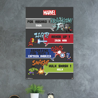 Characters Paper Print