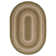 Bryiana Farmhouse Braided Jute Green Area Rug